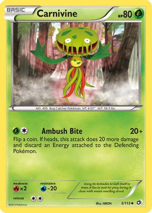 Carnivine - Legendary Treasures #5