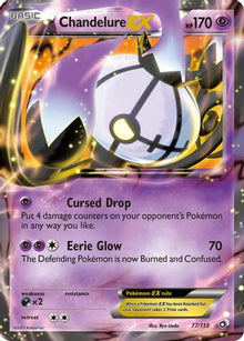 Chandelure EX - Legendary Treasures #77
