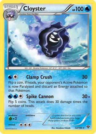 Cloyster - XY Base Set #32