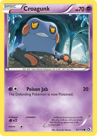 Croagunk - Legendary Treasures #62