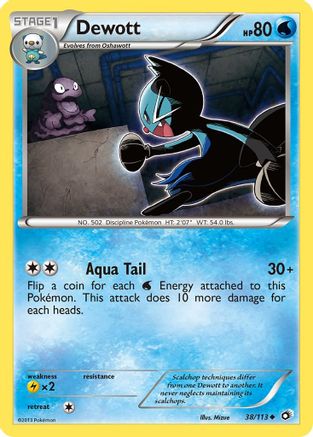 Dewott - Legendary Treasures #38