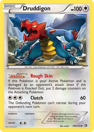 Druddigon - Legendary Treasures #106