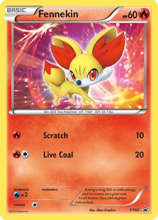 Fennekin - XY Promos #XY02