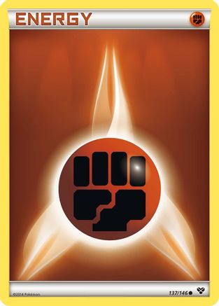 Fighting Energy - XY Base Set #137