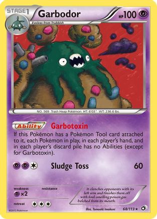 Garbodor - Legendary Treasures #68