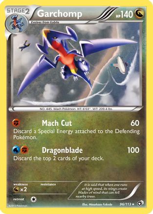 Garchomp - Legendary Treasures #96