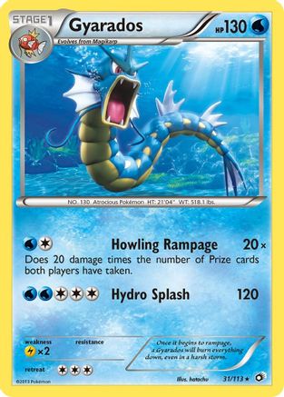 Gyarados - Legendary Treasures #31