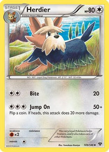 Herdier - XY Base Set #109