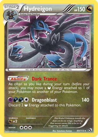 Hydreigon - Legendary Treasures #99