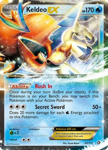 Keldeo EX - Legendary Treasures #45