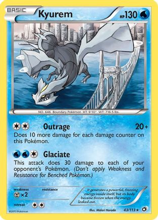Kyurem - Legendary Treasures #43