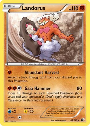 Landorus - Legendary Treasures #85