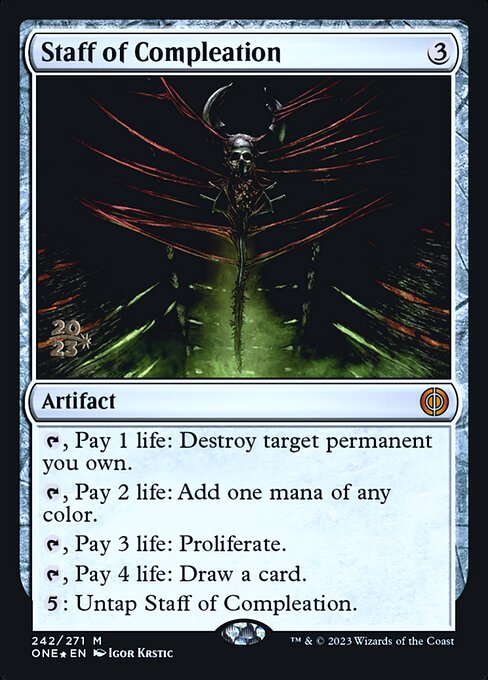Staff of Compleation - (pone-242s) - Near Mint (*Foil )