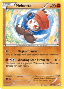 Meloetta (86) - Legendary Treasures #86