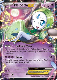 Meloetta EX - Legendary Treasures: Radiant Collection #RC11