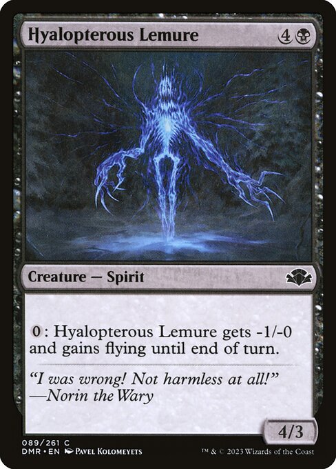 Hyalopterous Lemure — DMR — 89