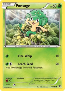 Pansage - XY Base Set #10