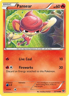 Pansear - XY Base Set #22