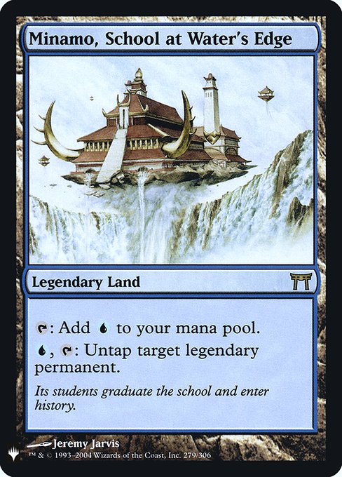 Minamo, School at Water's Edge - (plst-CHK-279) - Near Mint (*Foil )