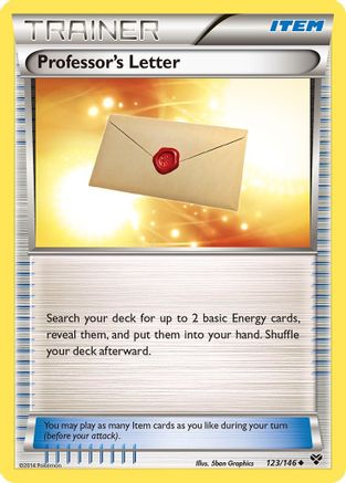 Professor's Letter - XY Base Set #123