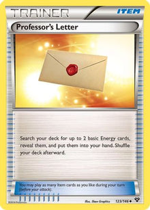 Professor's Letter - XY Base Set #123