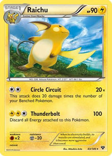 Raichu - XY Base Set #43