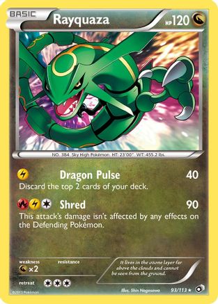 Rayquaza - Legendary Treasures #93