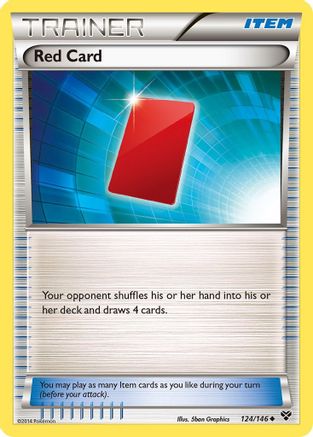 Red Card - XY Base Set #124