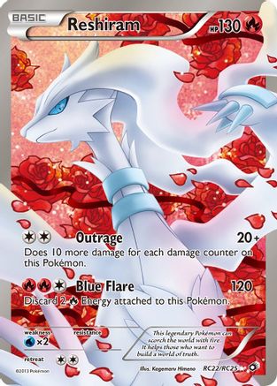 Reshiram (Full Art) - Legendary Treasures: Radiant Collection #RC22
