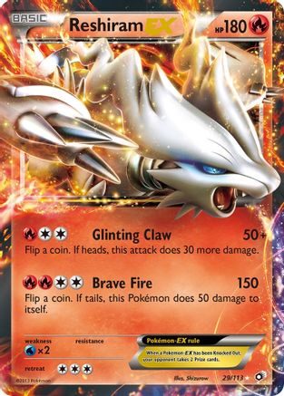 Reshiram EX - Legendary Treasures #29