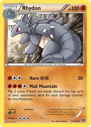 Rhydon - XY Base Set #61