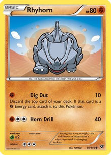Rhyhorn - XY Base Set #60