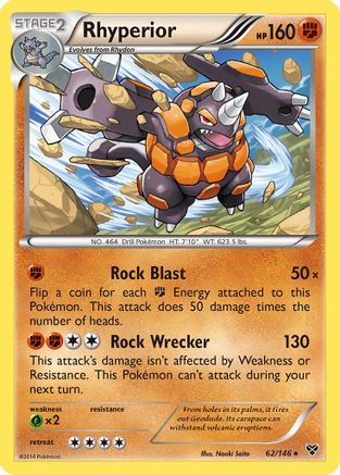 Rhyperior - XY Base Set #62