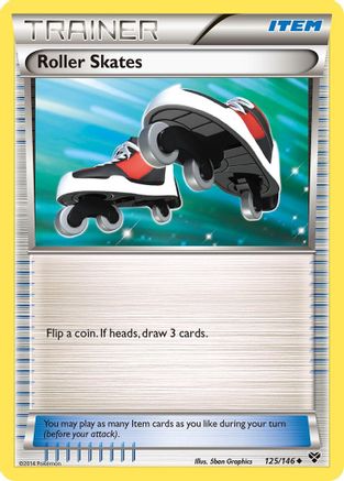 Roller Skates - XY Base Set #125