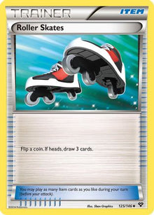 Roller Skates - XY Base Set #125