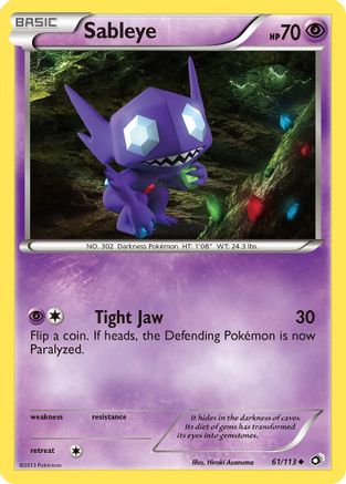Sableye - Legendary Treasures #61
