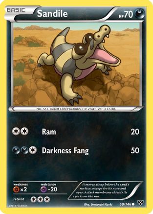 Sandile - XY Base Set #69