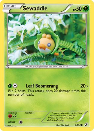 Sewaddle (9) - Legendary Treasures #9