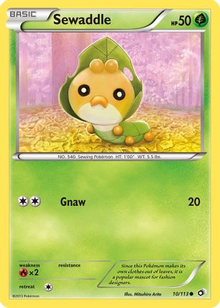 Sewaddle (10) - Legendary Treasures #10