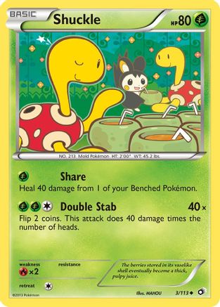 Shuckle - Legendary Treasures #3