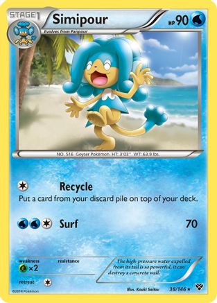 Simipour - XY Base Set #38