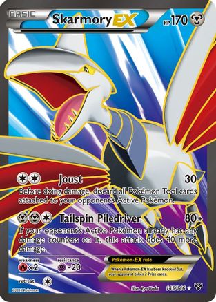 Skarmory EX (145 Full Art) - XY Base Set #145