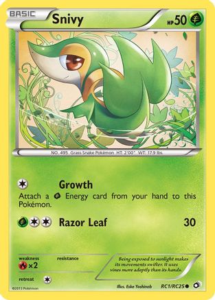 Snivy - Legendary Treasures: Radiant Collection #RC1
