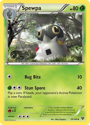Spewpa - XY Base Set #16