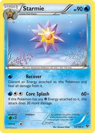 Starmie - XY Base Set #34