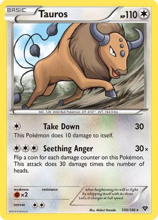 Tauros - XY Base Set #100