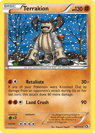 Terrakion - Legendary Treasures #84