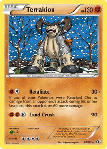 Terrakion - Legendary Treasures #84