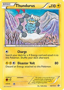 Thundurus - Legendary Treasures #50