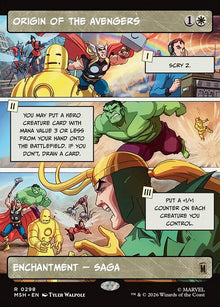 Origin of the Avengers - Marvel Super Heroes #298